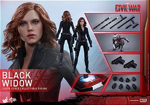 Black Widow Captain America Civil War Movie Masterpiece Series 365 Hot Toys Original