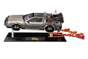 DX Floating Delorean EAF-005DX Back to the Future Part II Beast Kingdom Original