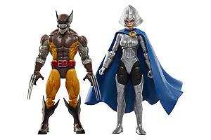 Wolverine & Lilandra Neramani 50th Anniversary Marvel Comics Wolverine Marvel Legends Hasbro Original