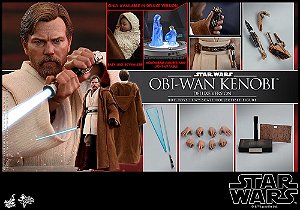 Obi-Wan Kenobi Star Wars Episodio 3 Vingança dos Sith Movie Masterpieces Hot Toys Original