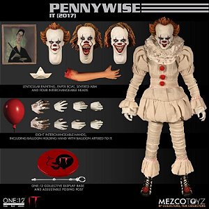 Pennywise It (2017) ONE:12 Mezco Toys original