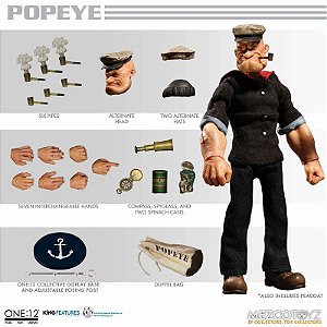 Popeye One:12 Collective Mezco Toyz Original
