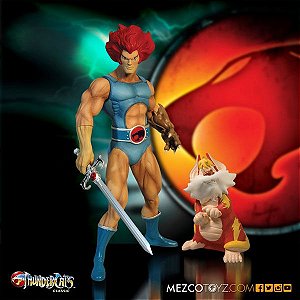 Lion-o & Snarf Thundercats Classic Mega-Scale Mezco Toyz Original