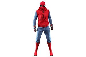 Homem aranha Homemade Suit Homem aranha Longe de Casa Movie Masterpiece Hot Toys Original