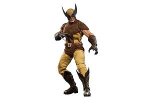 Wolverine Brown Costume X-Men Marvel Comics Sixth Scale Sideshow Collectibles Original