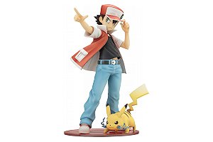 Red com Pikachu Pokemon Artfx J Kotobukiya Original