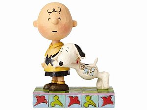 Charlie Brown & Snoopy Peanuts "I'll Miss You" Jim Shore Enesco Original