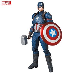 Capitão America Vingadores Ultimato Marvel Studios Mafex 130 Medicom Toy Original