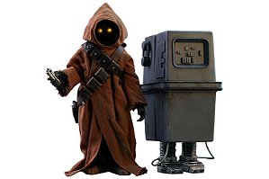 Jawa & EG-6 Power Droid Star Wars Episódio IV Uma Nova Esperança Movie Masterpiece Hot Toys Original