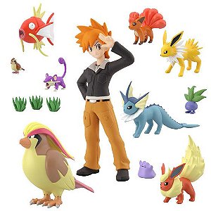 Green e set pokemons Pokemon Scale World Bandai Original