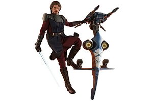 Anakin Skywalker & STAP Star Wars A Guerra dos Clones Television Masterpiece Hot Toys Original