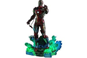 Homem de Ferro Mysterio's Iron Man Illusion Homem-Aranha Longe de Casa Movie Masterpiece Series Hot Toys Original