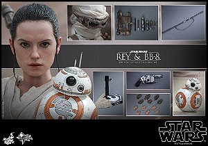 Rey & BB-8 Star Wars O despertar da Força Movie Masterpiece 337 Hot Toys