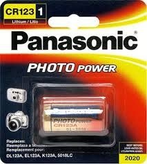 PILHA PANASONIC CR123