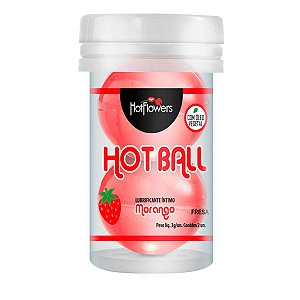 Hot Ball Beija Muito Morango Beijável Lubrifica Hot Flowers