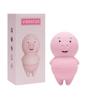 Estimulador Clitoriano Porquinho 6 Modos Vibrações Cabo USB
