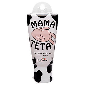 Mama Teta Gel Beijável Delicioso Oral Seios 15G Hot- Flowers