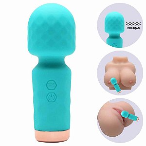 Vibrador Mini Varinha Mágica  Pontente Hero - Recarregável