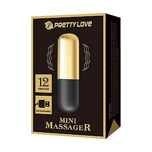 Bullet Mini Recarregável Discreto e Poderoso - Pretty Love