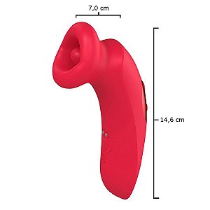 Vibrador de Ponto G com Sucção de Clitóris 10 modos vibração