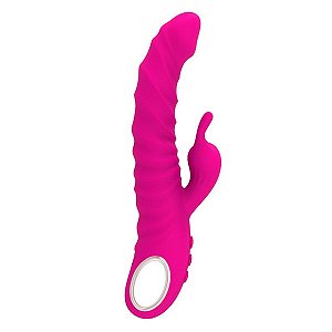 Vibrador de Ponto G e clitóris com Dedilhar Vem cá Dreamboat