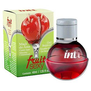 Fruit Sexy Gel Beijável Sabor Maçã do Amor 40ml Intt- Kapitú