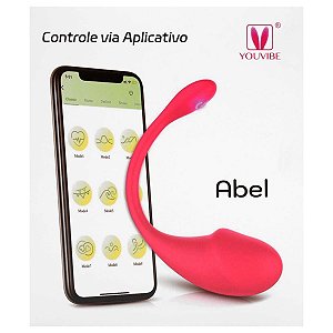 Vibrador De Casal Com Controle via Aplicativo - Abel Youvibe