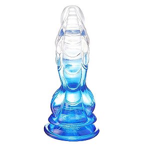 Plug Anal Master em Silicone Colorido - Dildo 22cm X 6,7cm