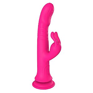 Vibrador de Ponto G e Clitóris com Ventosa e Vai e Vem - SI