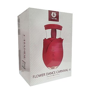 Vibrador Rosa com Língua Estimuladora e Sucção - S-Hande