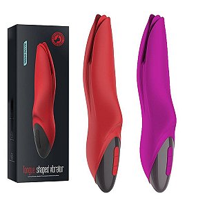 Vibrador Tongue Shaped de Clitóris com Língua Estimuladora