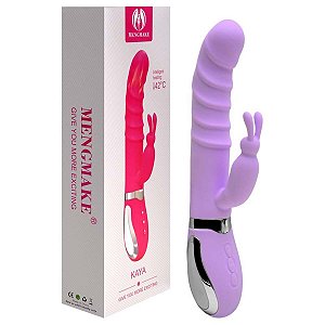 Vibrador Rabbit Kaya 36 Vibrações Aquecimento USB Vipmix