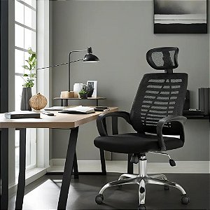 CADEIRA HOME OFFICE  Cadeira de escritório Easyflex Soft - alto padrão -  Ergonômica NR17 - ABNT - rline Easyflex