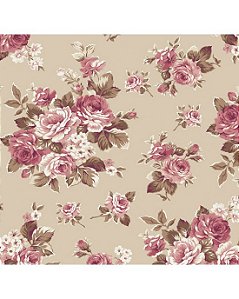 Estampa Floral Bege Ref: 180619/1