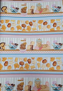 Estampa Barrados Bolachas Ref 7348