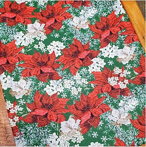 Estampa Flores do Natal Ref: E136