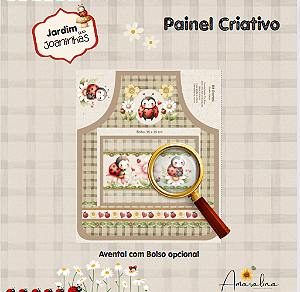 Painel Criativo Joaninha  REF:12437