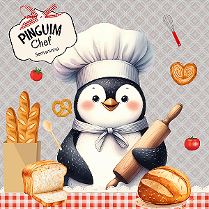 Pinguim Chef Barrados