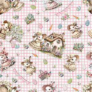 Estampa Corrida Páscoa - Lady Bunny