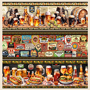 Estampa Barrados Cervejaria