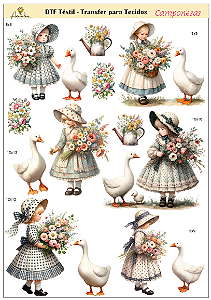 DTF Têxtil - Transfer para Tecidos Camponesas