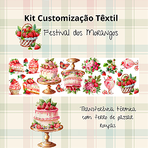 Kit Customização Festival do Morango