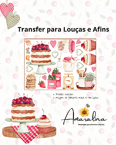 Transfer para Louças e Afins - Coleção Afeto