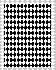 Estampa Composê Black e White