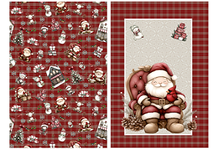 Painel Criativo Saquinho de Presente - Encantos Natalinos