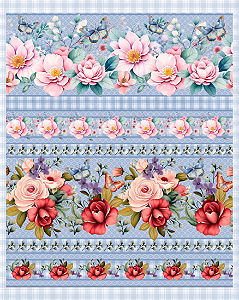 Estampa Barrados Delicatta