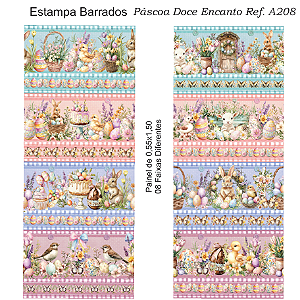 Estampa Barrados Doce Encanto