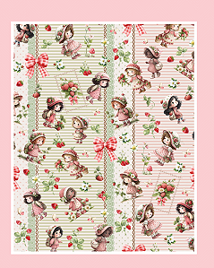 Estampa Corrida Moranguinhos