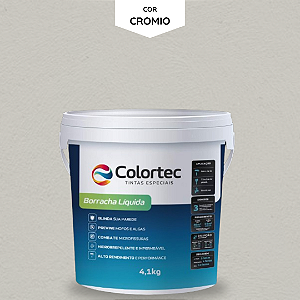 TINTA BORRACHA LIQUIDA 18L - COR CRÔMIO