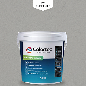 TINTA BORRACHA LIQUIDA 3,6L - COR ELEFANTE